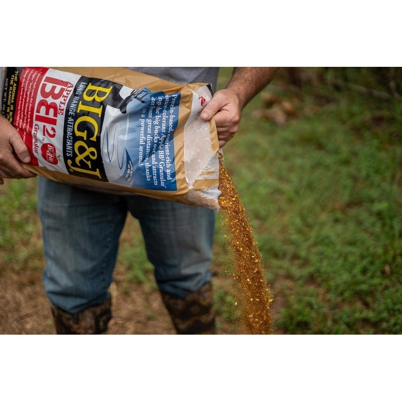 Apple Granular Deer Attractant Long Range Protein Formula 20lb Bag Antler Growth