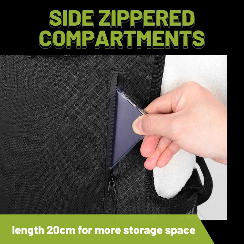 Hikeen Ski Strap, & Poles Backpack Shoulder Strap One Size, Black