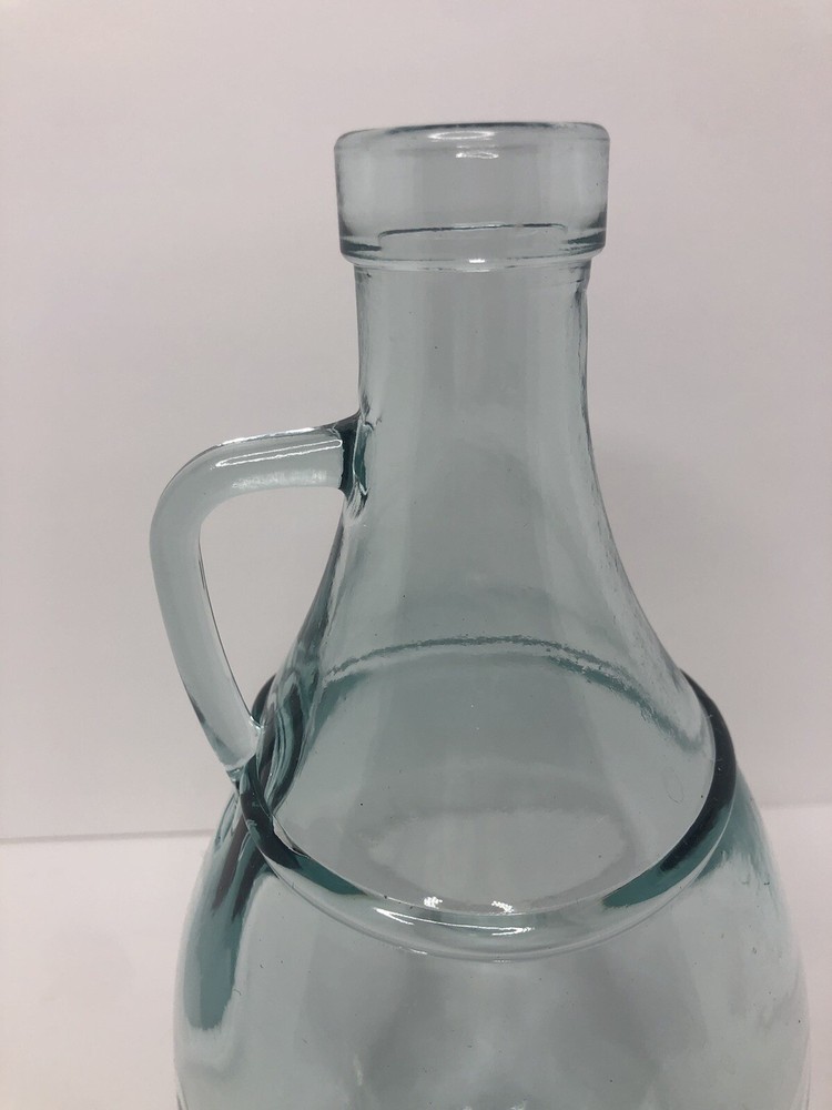 Home Decor Clear Jug with Handle 10”