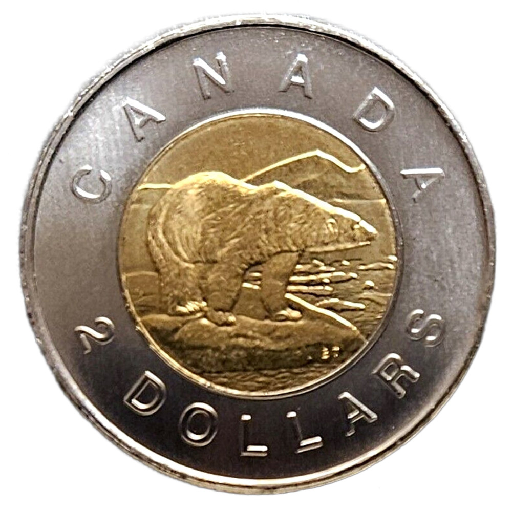 Canada 2011 Regular BU UNC Uncirculated Toonie!!