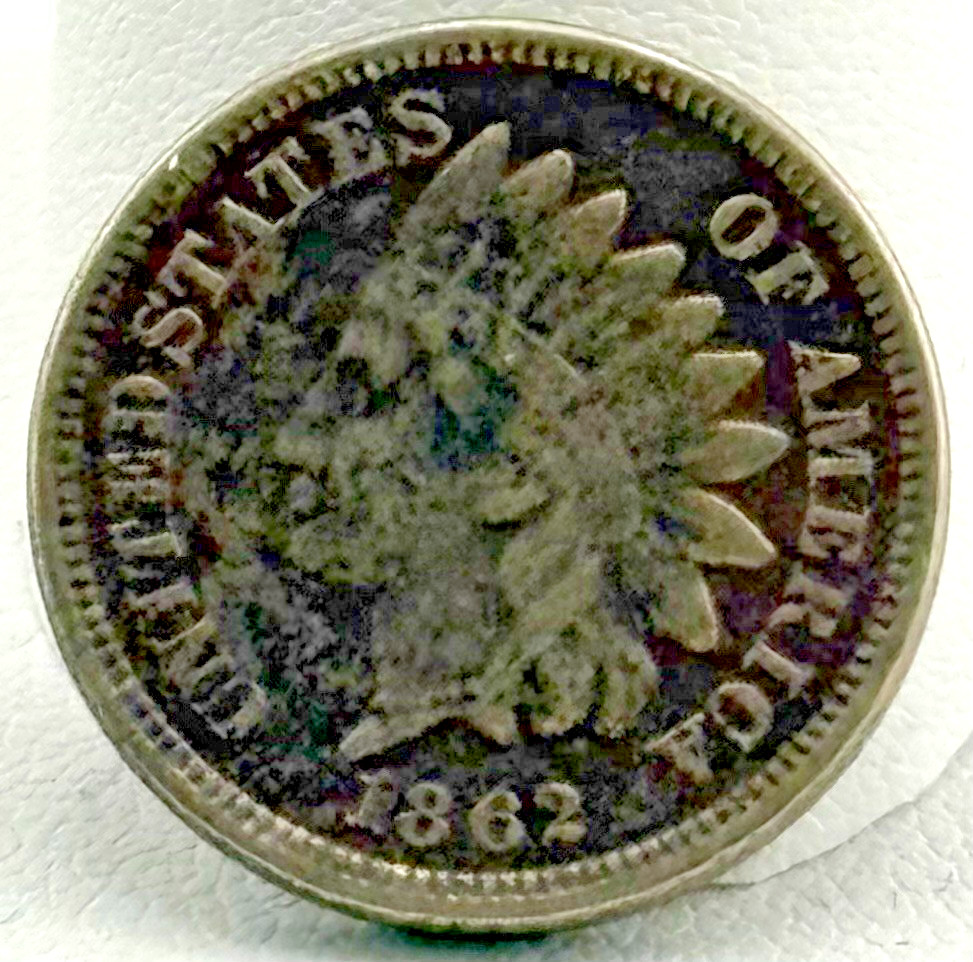 1862 Indian Head Cent