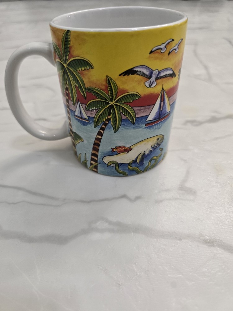 Key West Florida Scene Full Wrap Mug Souvenir