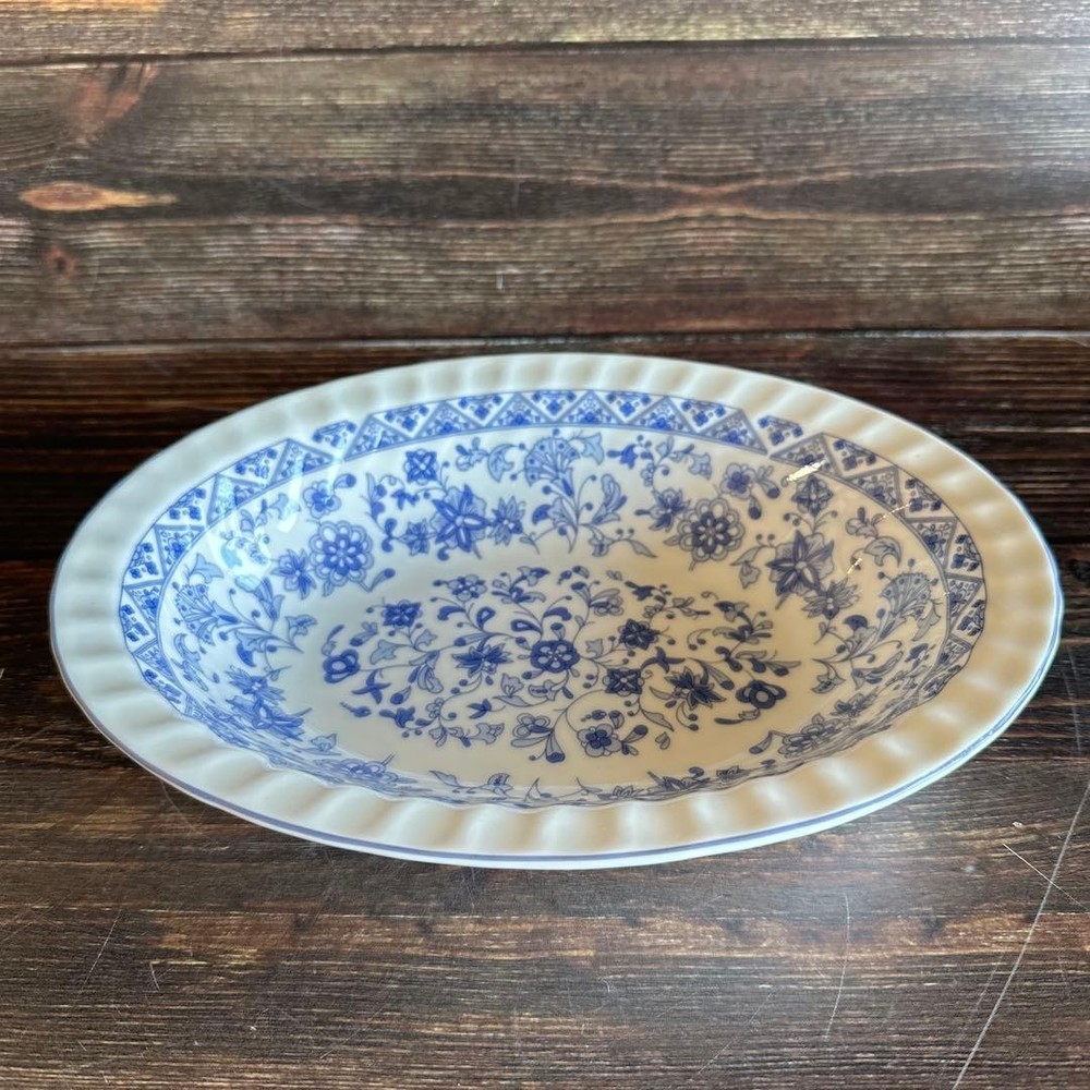 Minton Shalimar Oval Deep Plate Bowl 27x21cm