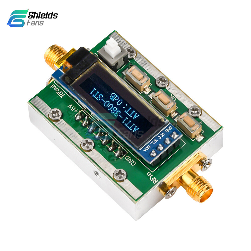 1MHZ-3800MHz Digital Programmable RF Attenuator Control 0-31dB Adjustable