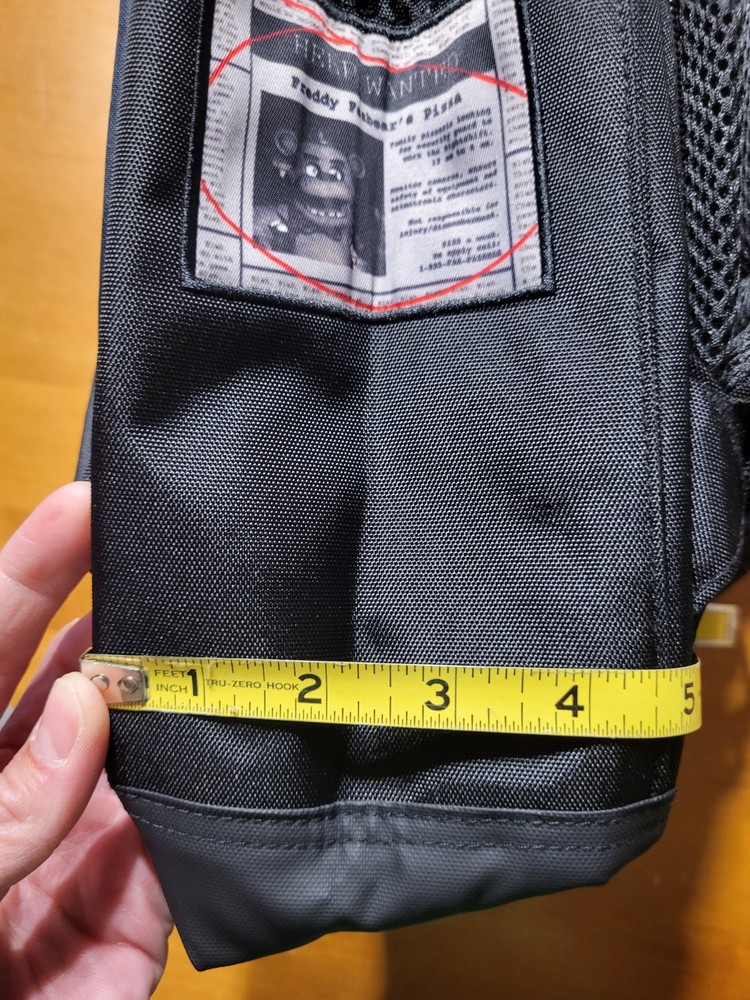 Five Nights At Freddy's Split Face Rectangular Backpack Bookbag GITD Bioworld