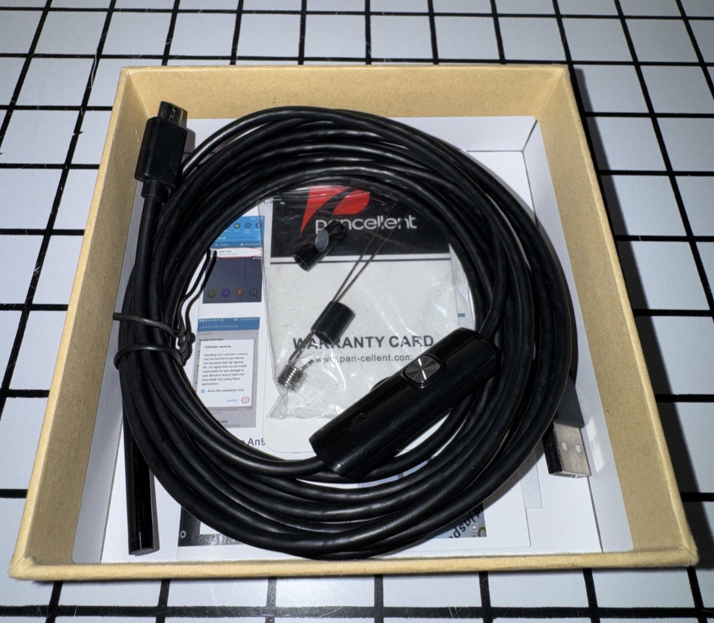 Borescope For Android - Pancellent Intelligent Visual Industrial Endoscope.