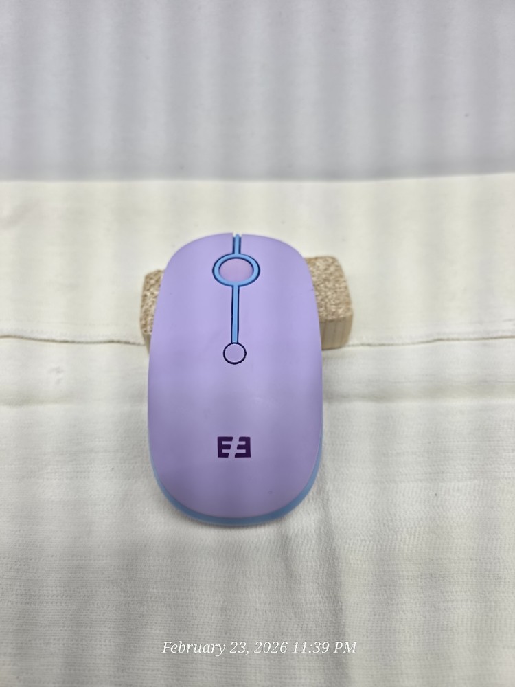 Vintage Seenda Bluetooth Keyboard & Mouse for iPad Android Multi Blue Purple