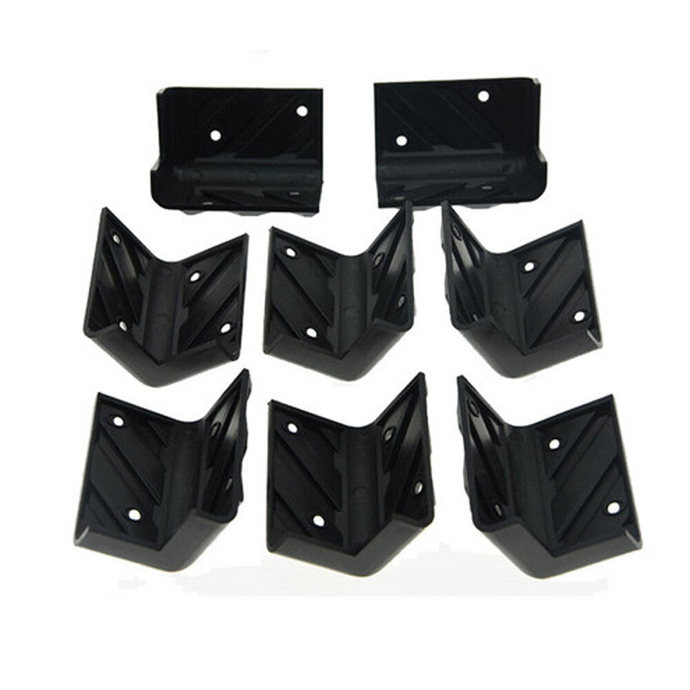 8/16PC Large AMP Amplifier Protector Corner Speaker Corners PA Cabinets Black