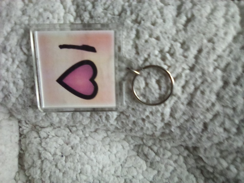 I Love Taylor Swift keychain used