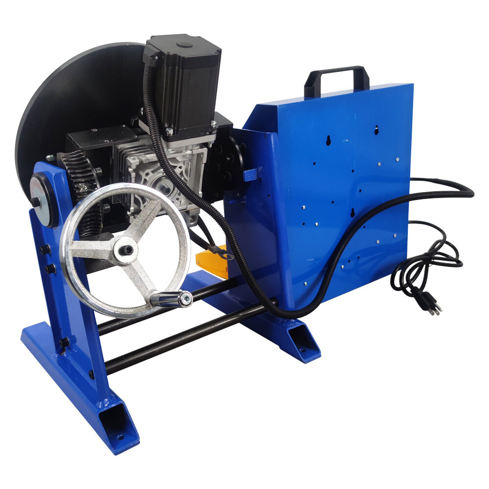 50KG Automatic Welding Positioner +200MM Chuck PLC Controller