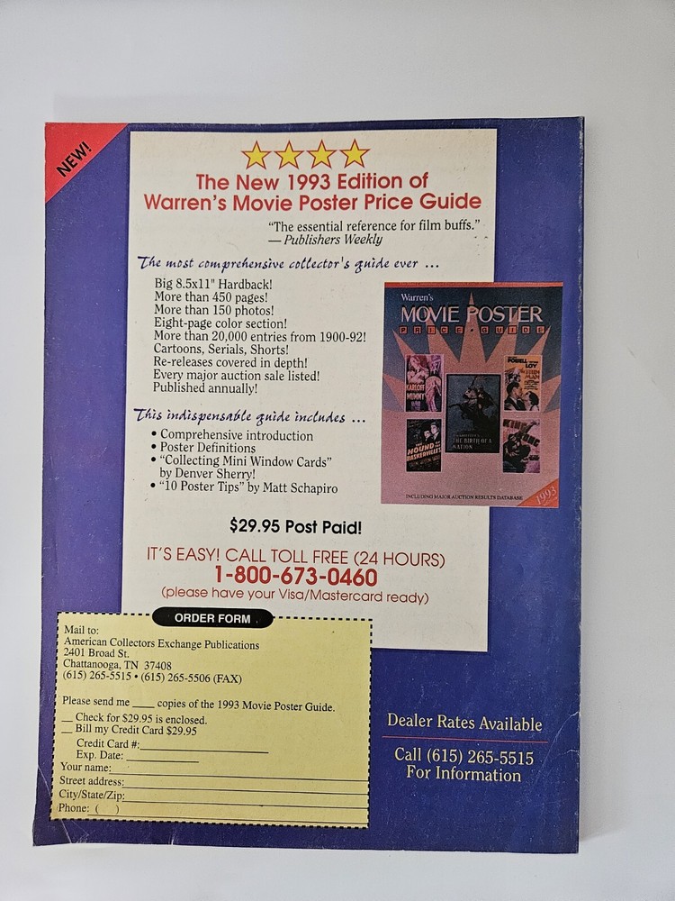 Collecting Hollywood March 1993