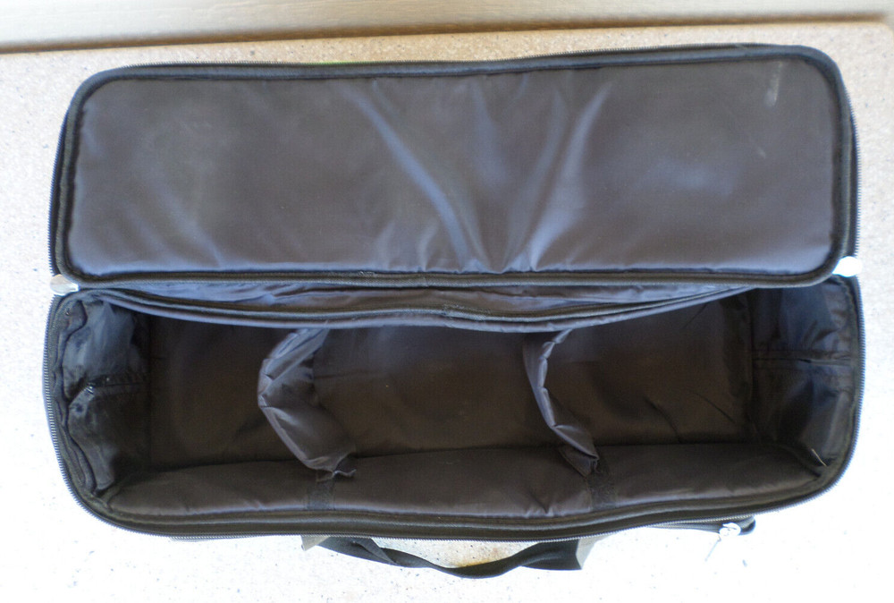 Pyramid Path Black/Green Triple Bowling Ball Rolling Bag