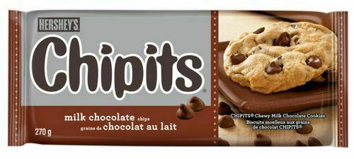4 X Hershey's Chipits Milk Chocolate Baking Chips 270g Each