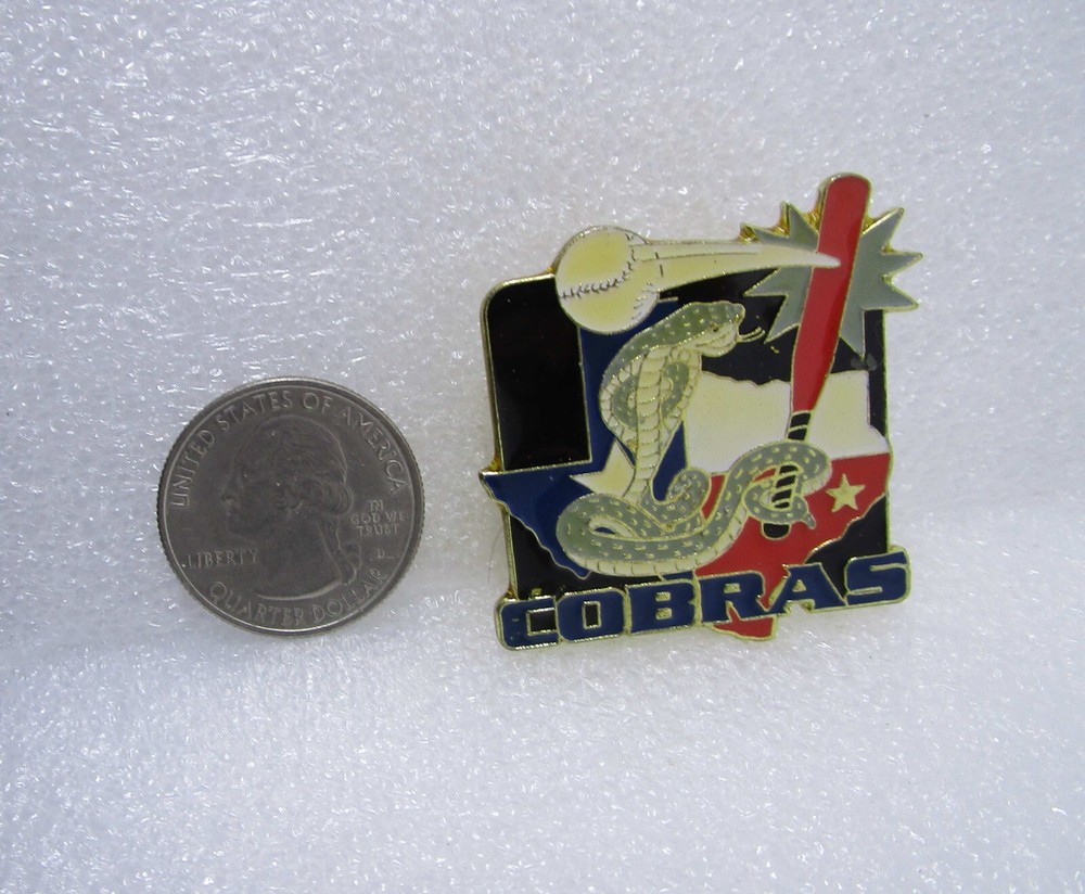Texas Cobras Softball Pin