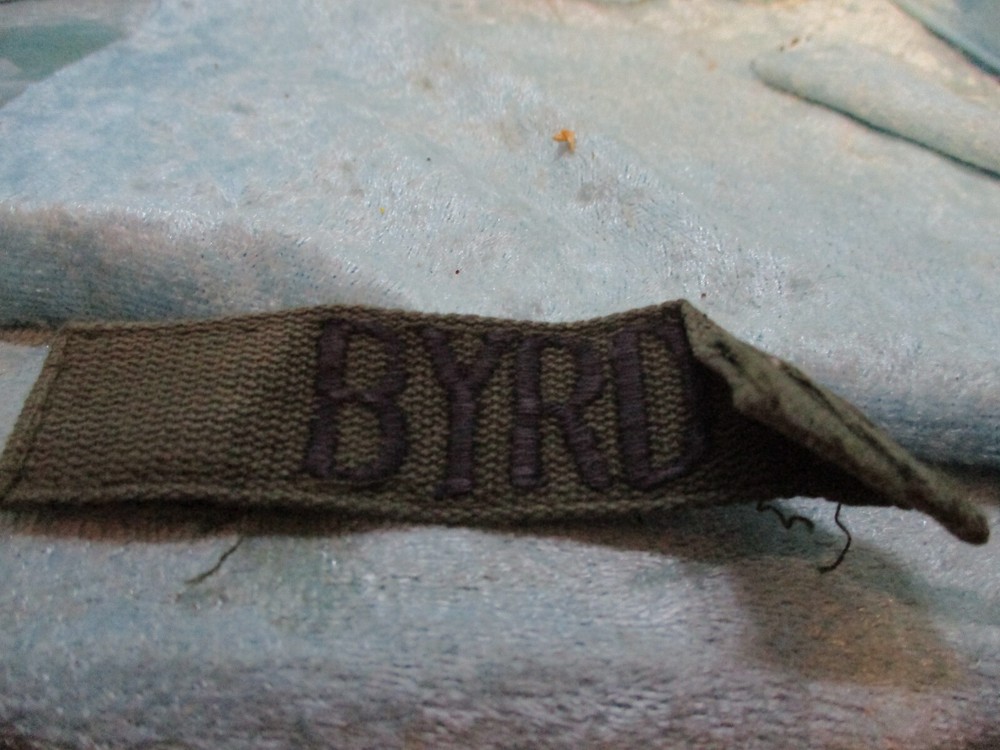 Military Name tag Patch (Byrd)