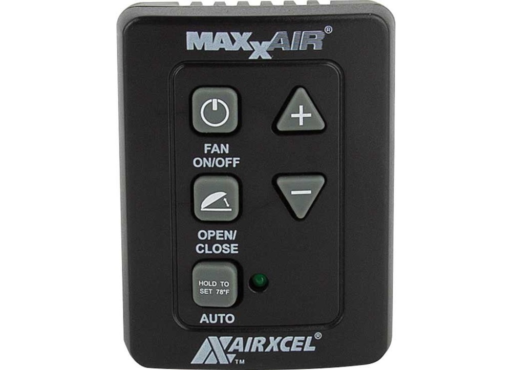 MaxxAir 00A03651K 5-Key Wall Remote Control Exhaust Only Black