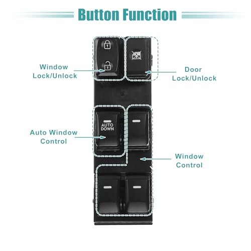 Front Left Driver Side Power Window Switch Window Control Switch Fit for Kia