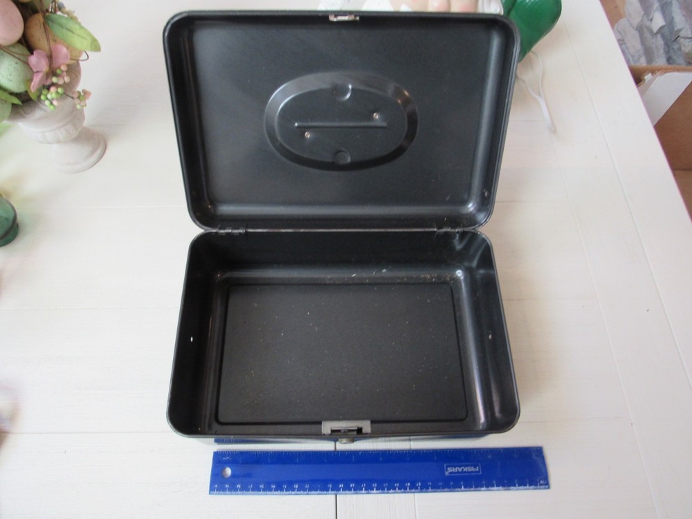 Vintage Metal Lock Box