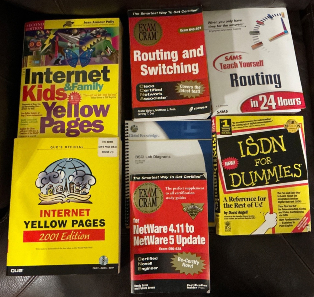 Computer books Routing, Yellow Pages, NetWare