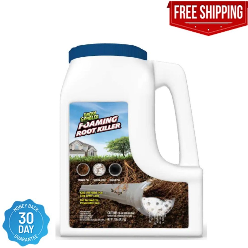10Lb Foaming Root Killer Prevent Clogs in Sewer Pipes Dehydrates Dissolve Roots