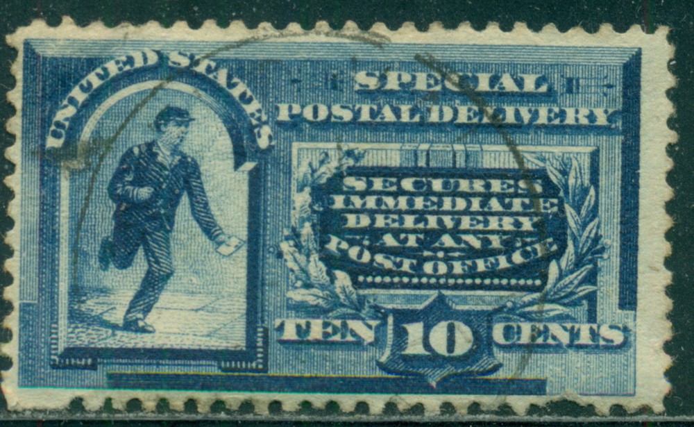 SCOTT # E2, USED, FINE, PULLED PERF AT BOTTOM, GREAT PRICE!