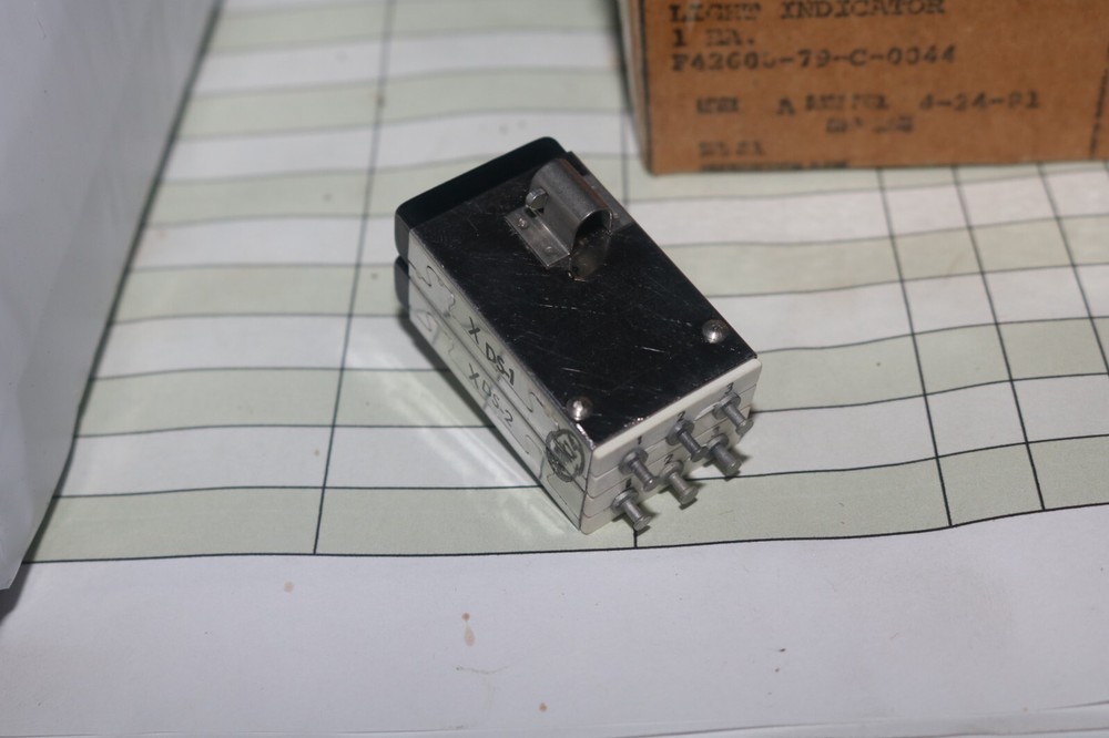 NOS McDonnell Douglas 2 button switch light assy OPN STDBY F-4 simulator ?