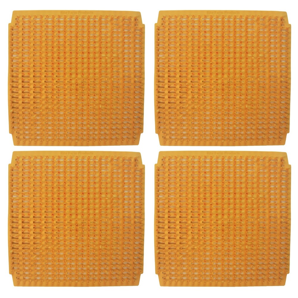 4 PACK OF WASHABLE POLY NESTING BOX PAD MAT BOTTOM FOR CHICKEN COOP POULTRY NEST