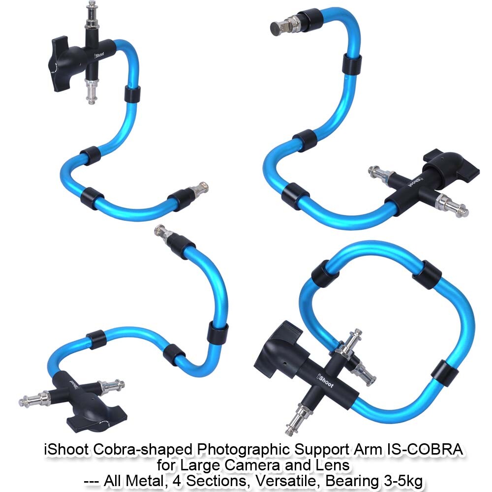 Support Flash Bracket Camera Holder for Light Stand Tripod Panning Ball Head