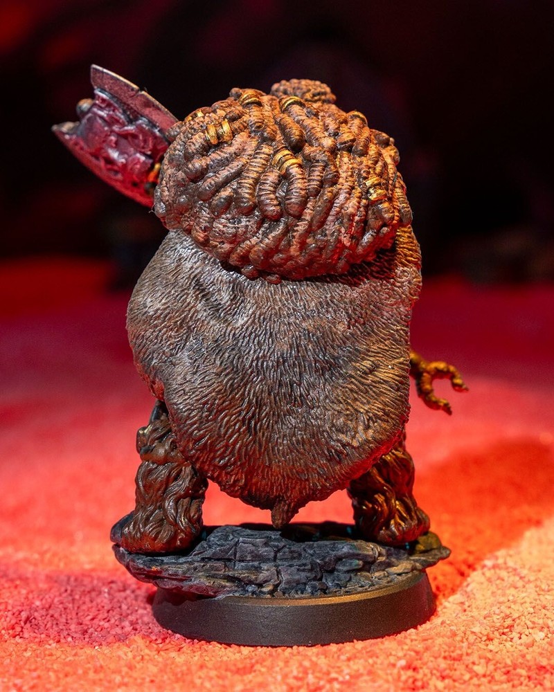 D&D Ghes Stonefist Barbarian Mini 32mm Scale