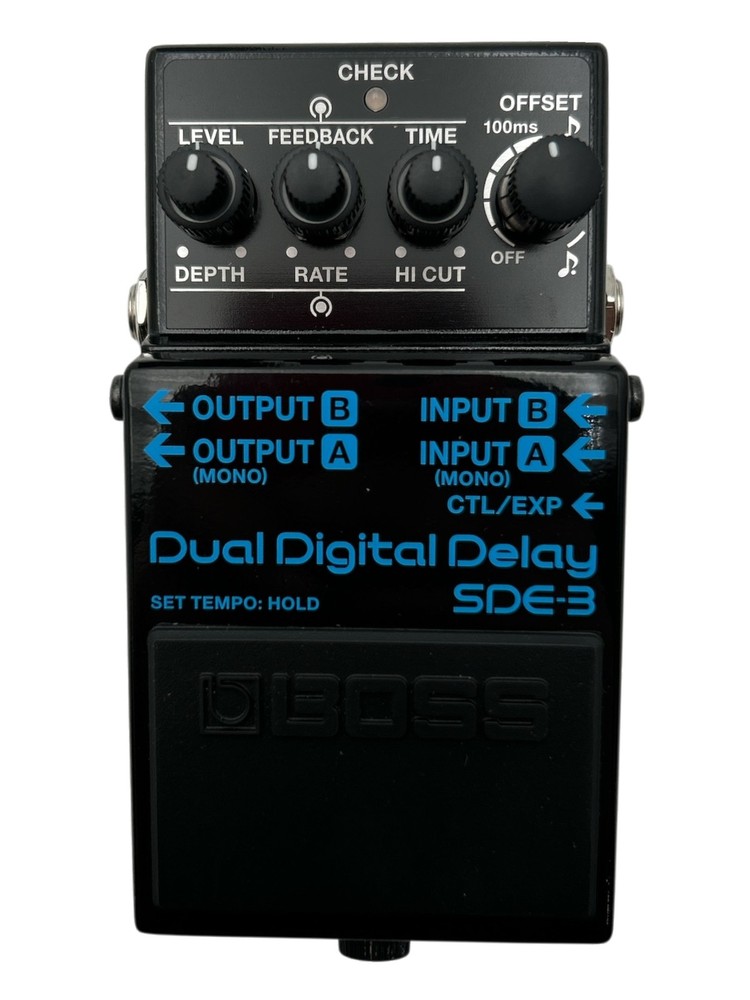 BOSS SDE-3 Dual Digital Delay Pedal Black