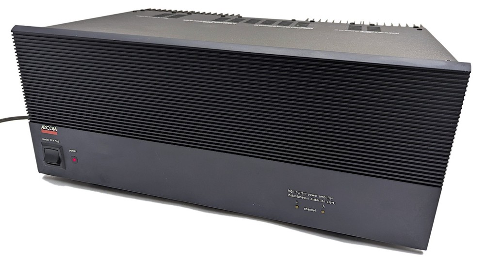 Vintage ADCOM GFA-555 Stereo Power Amplifier 200WPC Nelson Pass Design - Tested