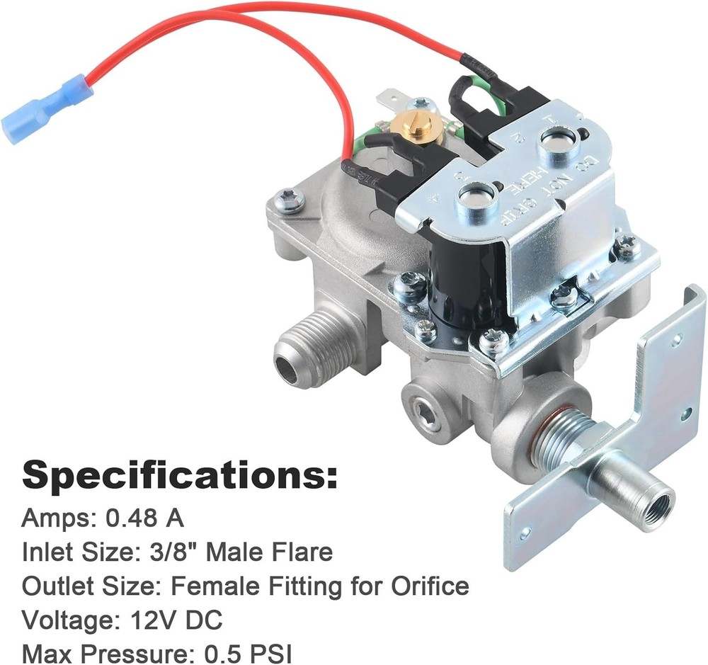 31098 38611 RV Furnace Gas Valve Kit Fit for Atwood for Wedgewood & Hydro
