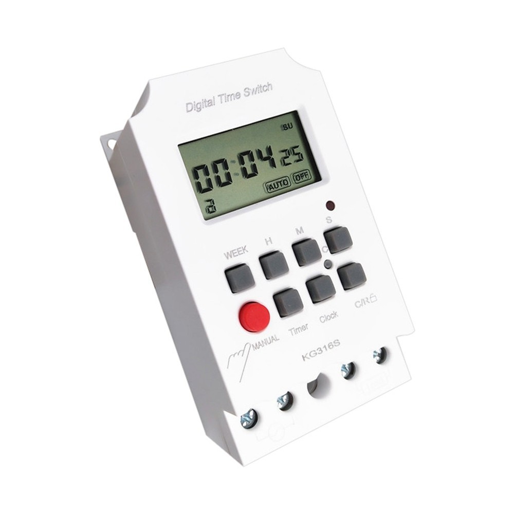 220VAC 25A KG316S Digital 1 Second Timer Automatic Electronic Programmable8400