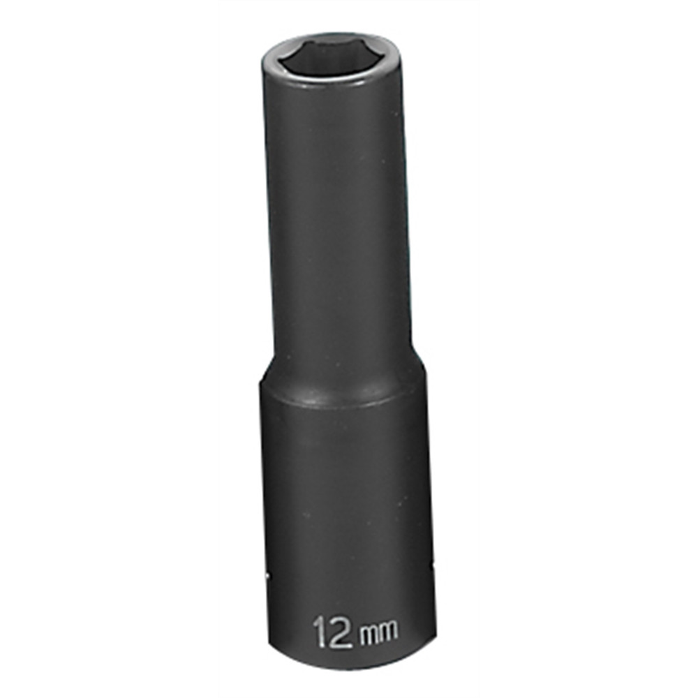 Grey Pneumatic 1/2-Inch Drive 12mm Deep Socket - Professional Grade