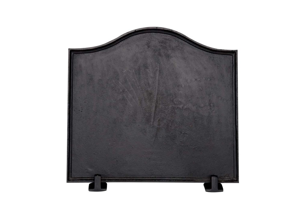 Dagan Black Cast Iron Fireback, 17.5in. x 16in.
