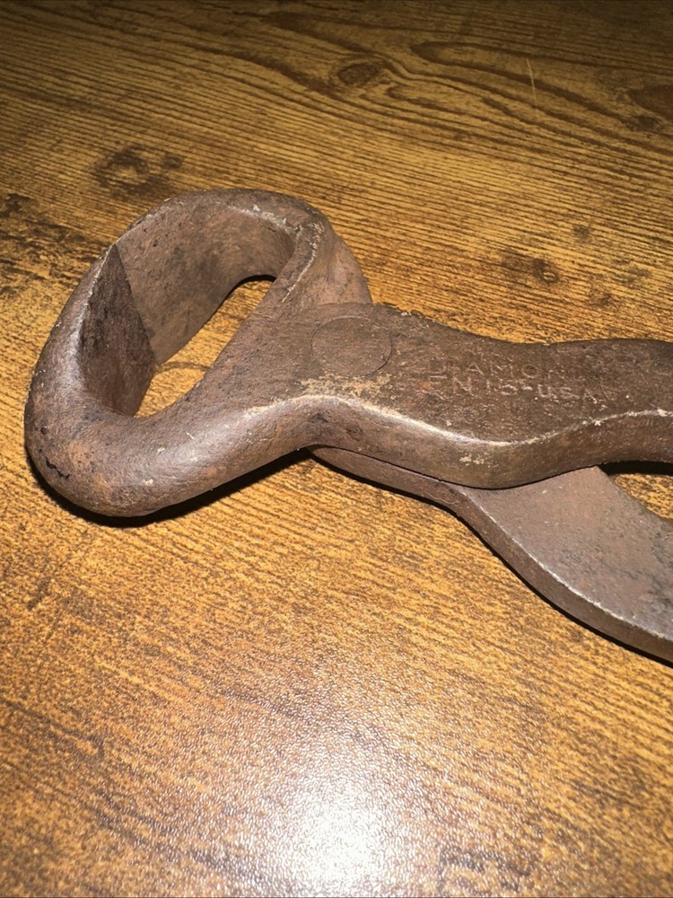 Iron Nippers Diamond Farrier blacksmith Nail Nipper Puller 15" Long