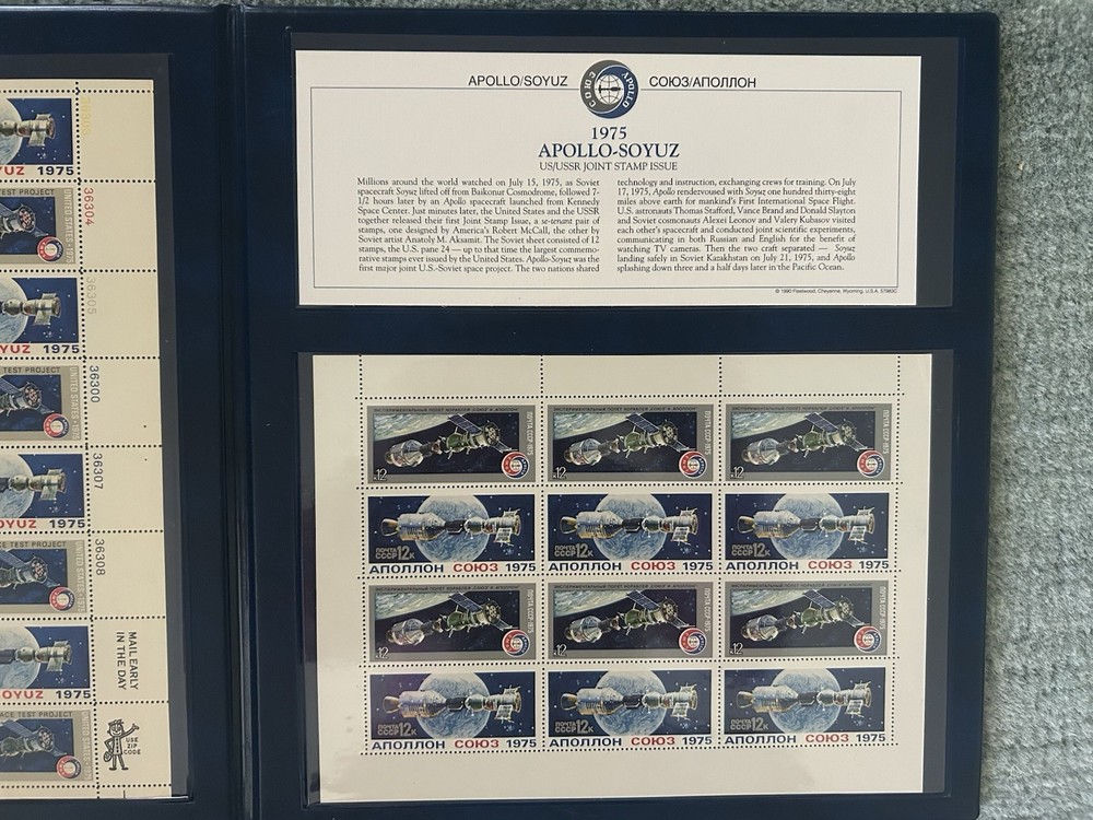 Fleetwood Apollo Soyuz Joint Stamp Issue