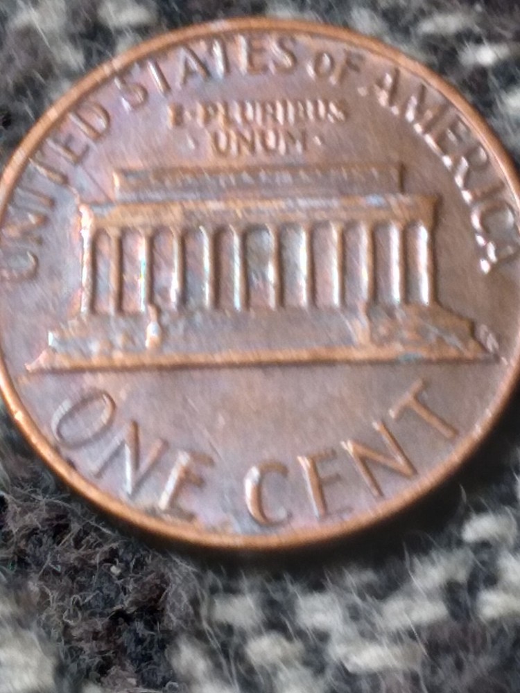 1983 P Lincoln Memorial Cent Weak Strike Multiple Die Breaks