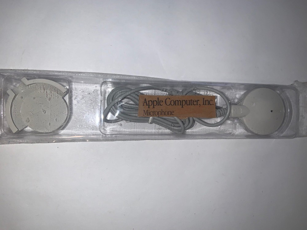 VINTAGE APPLE 699-5103-B COMPUTER DESKTOP MICROPHONE NEW WITHOUT BOX