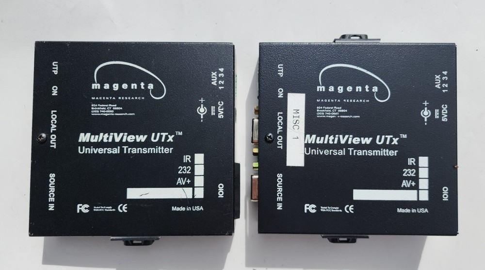 Lot (2) Magenta MultiView UTx Universal Transmitter