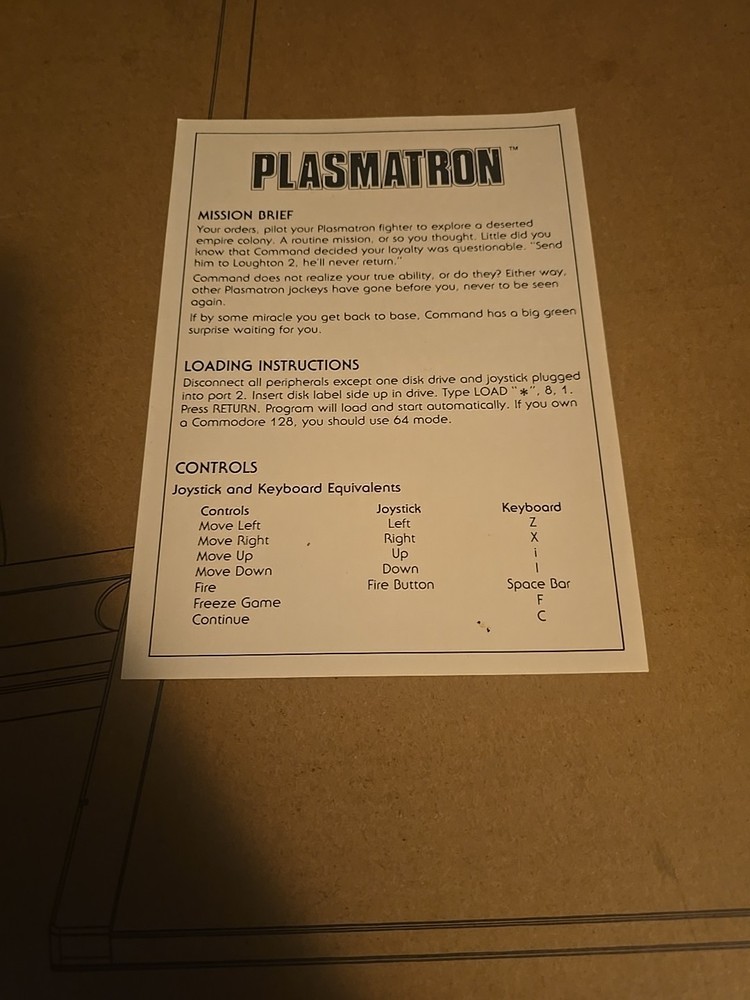 Vintage - Commodore 64 & 128 Computer Gaming Instructions & Booklet Lot