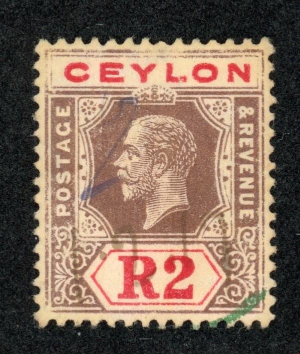 Ceylon 242 U 1921 2r