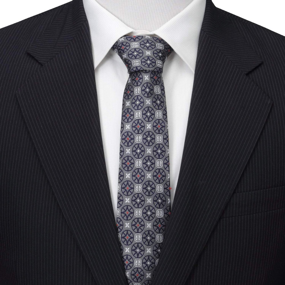 Marvel Deadpool Gray Men's Tie