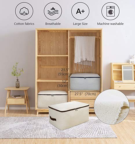 Big Size Soft Storage Bag, All Bulky Items, Washable, Gray