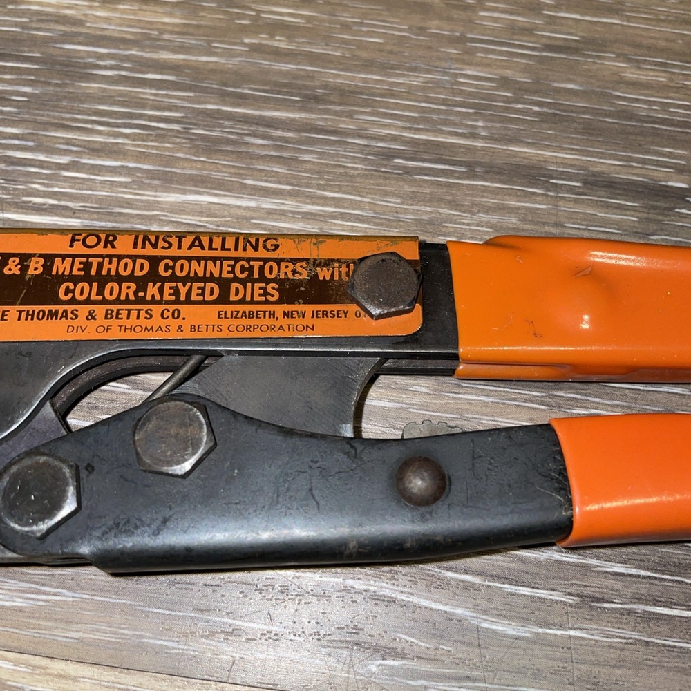 Vintage Thomas & Betts • TBM-2 • Terminal Crimper Tool