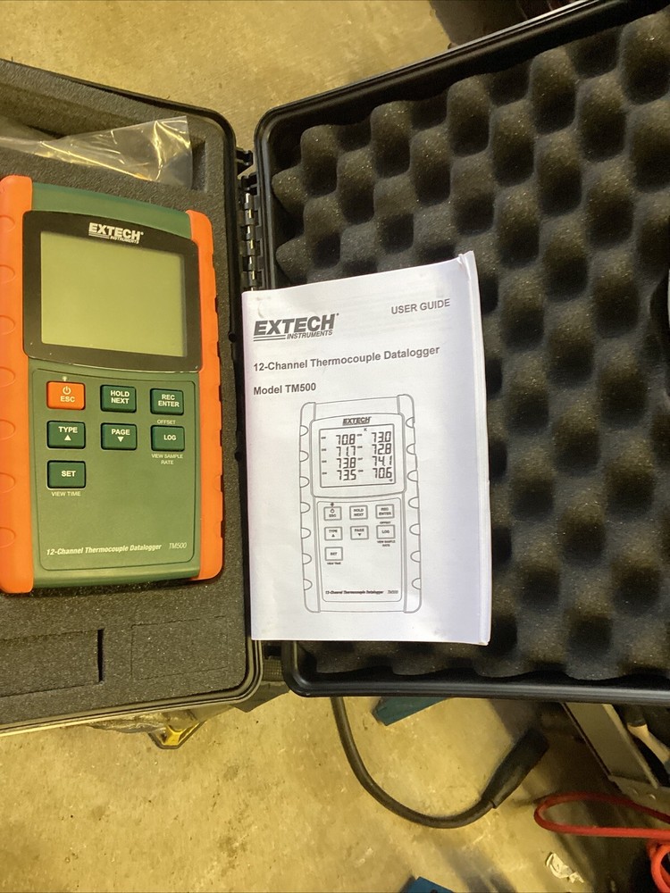 EXTECH 12-Channel Thermocouple Datalogger TM500