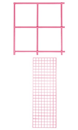 Wire Grid Panel 2' x 6' Panel Hot Pink Retail Display Craft Gridwall