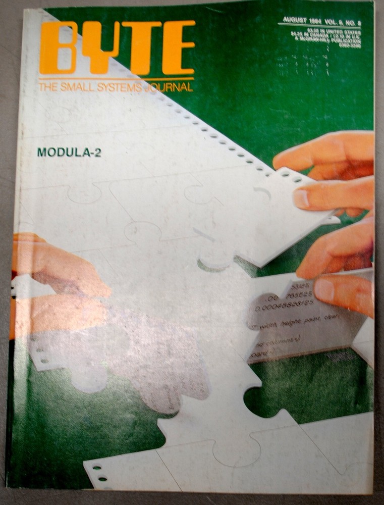 Historic Issue of BYTE  Magazine  August 1984