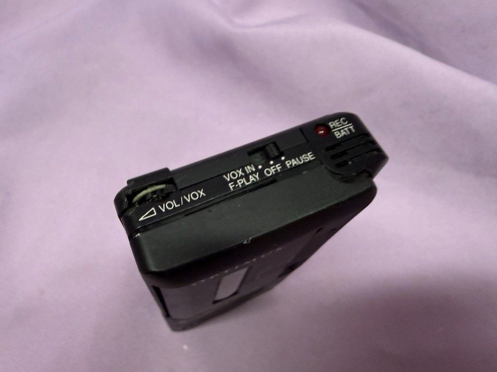 Optimus Micro-33 Voice Activated Microcassette Recorder. Not Tested.
