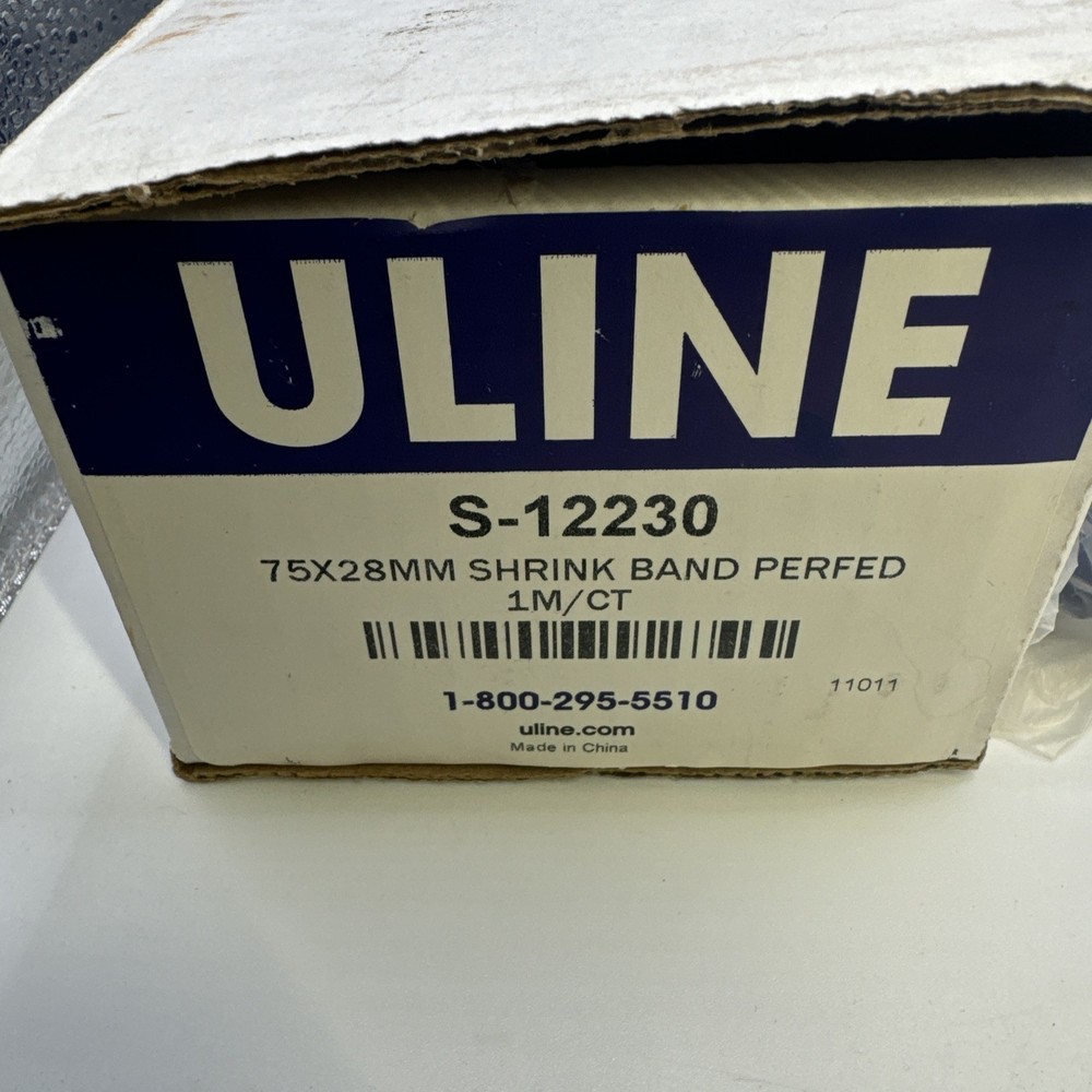 Shrink Bands - 75mm x 28mm, Perforated